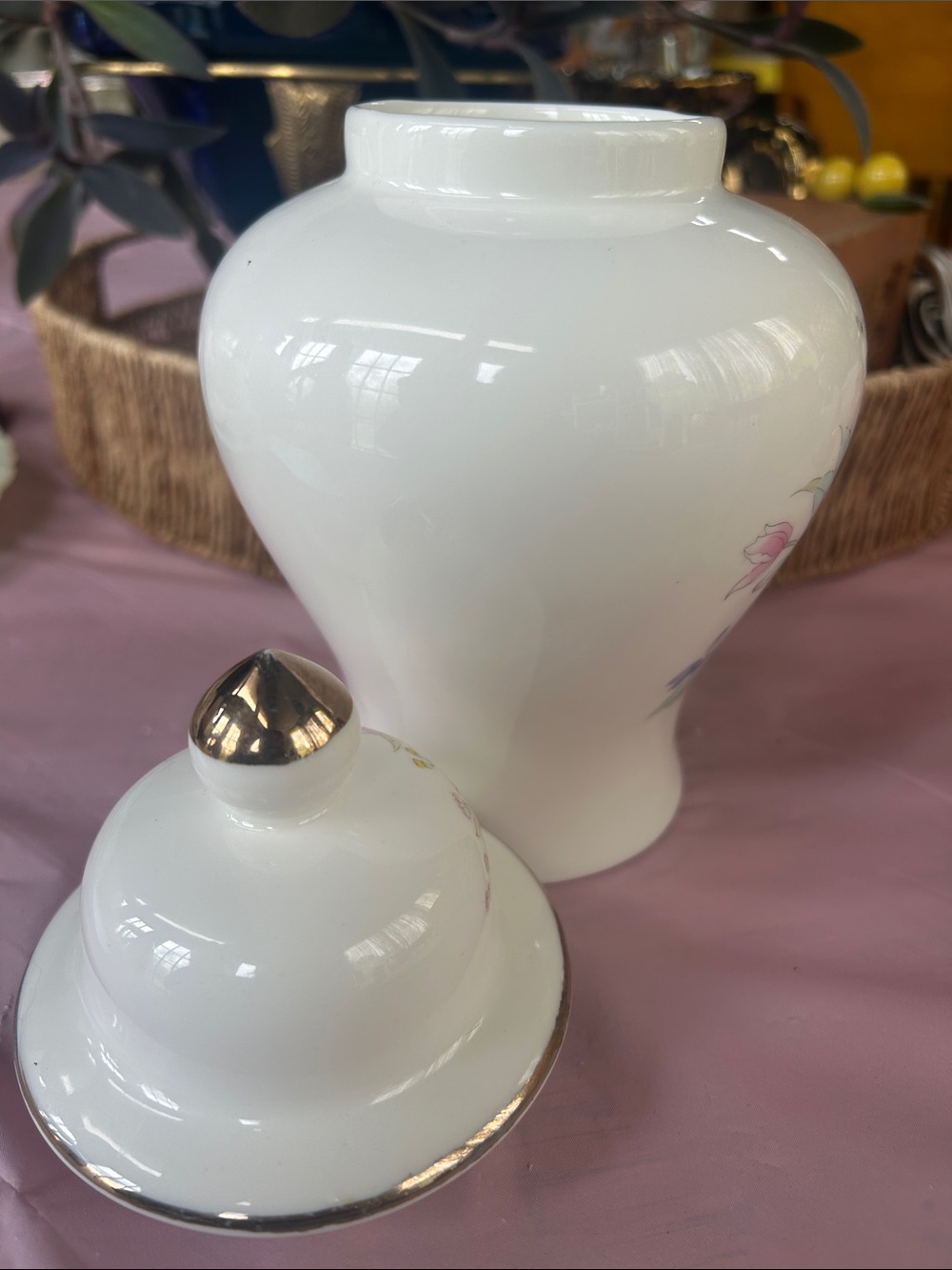 Vintage Fine China Japan Porcelain Ginger Jar - Picture 4 of 8